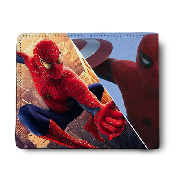Men'S_Wallet_Spider_Action_Printed_Pu_Leather_Wallet_For_Men'S/Boy'S