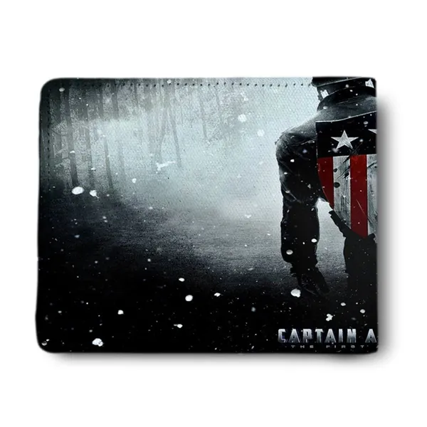 Men'S_Wallet_Captain_American_The_First_Avenger_Quotes_Design_Printed_Pu_Leather_Wallet_For_Men'S/Boy'S