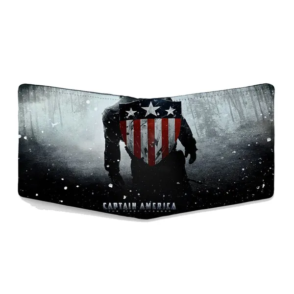 Men'S_Wallet_Captain_American_The_First_Avenger_Quotes_Design_Printed_Pu_Leather_Wallet_For_Men'S/Boy'S