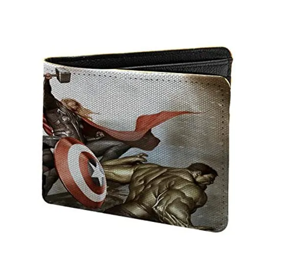 The_Avengers_Comic_Quotes_Wallpaper_Print_Pu_Leather_Wallet_For_Men/Boys