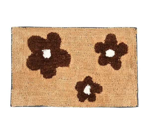 Cotton_Microfiber_Quick_Dry_Water_Absorbent_Bathmat_(40cm_X_60cm,_Brown,_Pack_of_2)
