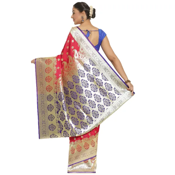 Pink_Satin_Silk_Banarasi_Sarees_For_Women