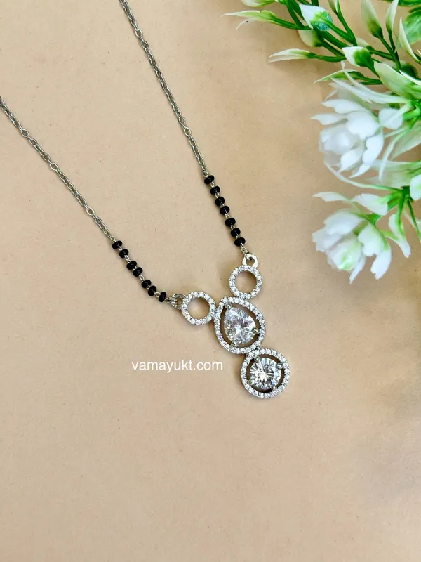 Waterproof_silver_katrina_inspired_modern_Mangalsutra