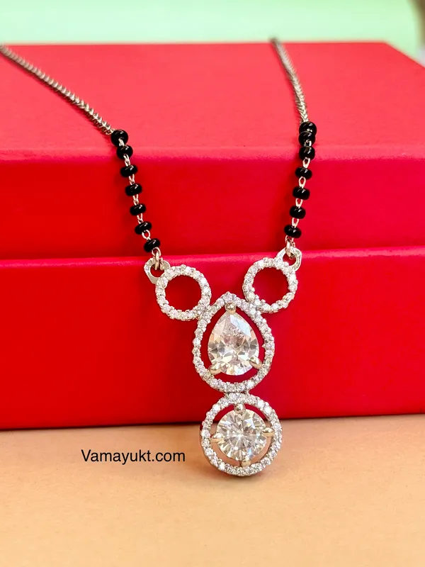 Waterproof_silver_katrina_inspired_modern_Mangalsutra