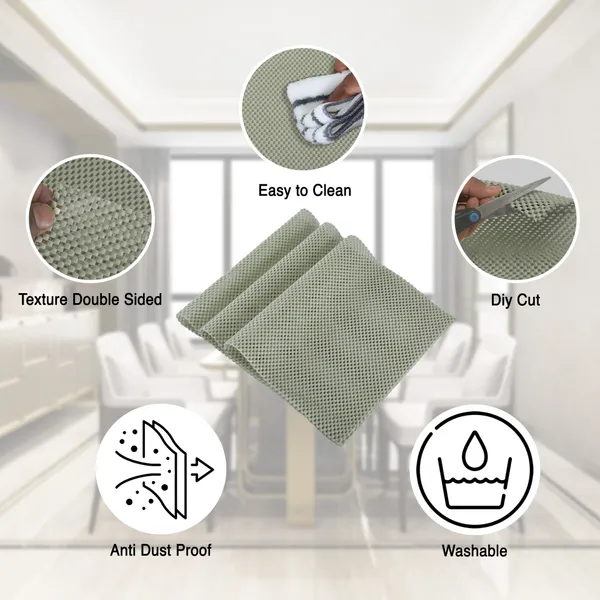 Homerz_Premium_Set_of_6_Table_Mat_for_Dining_Table,_45_x_30_cm,_Washable_and_Anti_Skid,_Soft_and_Durable_(Green)