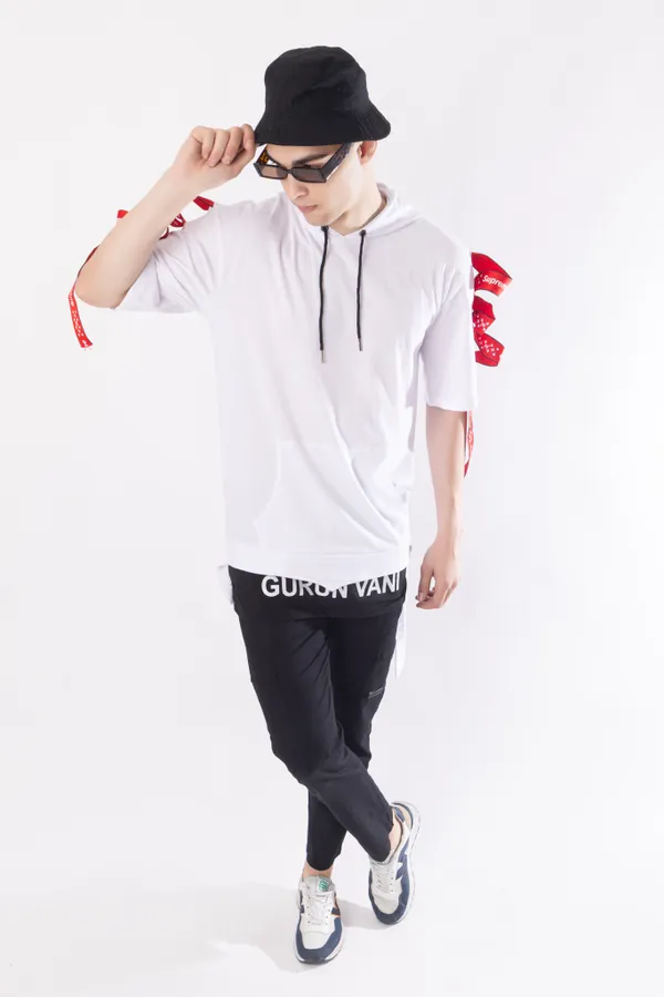 White_Cotton_Blend_Printed_Round_Neck_Soft_T-Shirt_For_Men