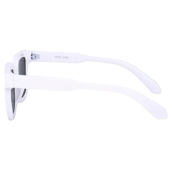 White_Large_Square_UV/UB_Protected_Sunglasses_(3803W)_-_For_Unisex