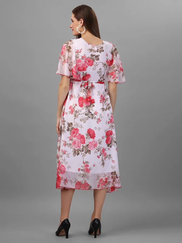 White_&_Red_Floral_Georgette_Maxi_Dress