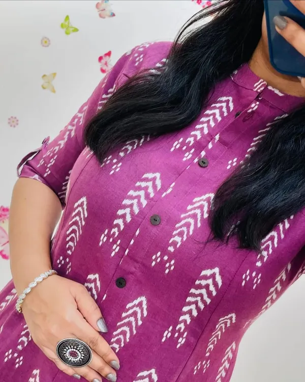Wine_Cotton_Jaipur_Elegance_Co-ord_set_for_women
