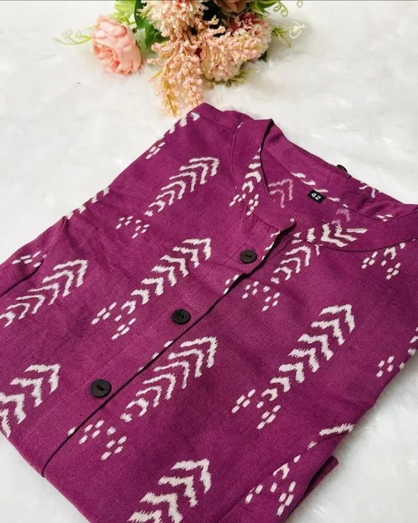 Wine_Cotton_Jaipur_Elegance_Co-ord_set_for_women