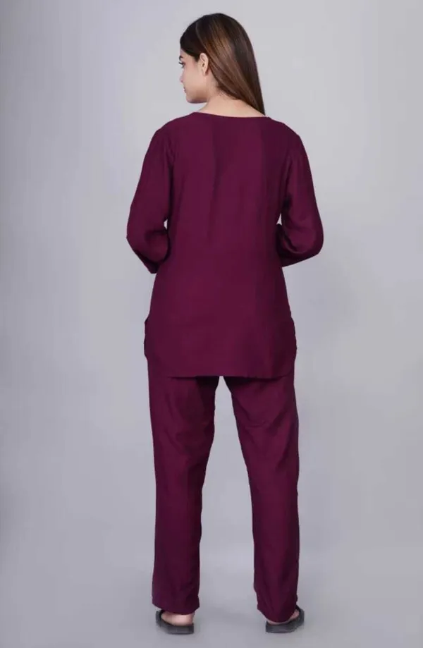 Wine_Heavy_Rayon_Printed_Casual_Wear_Nightsuit_For_Women