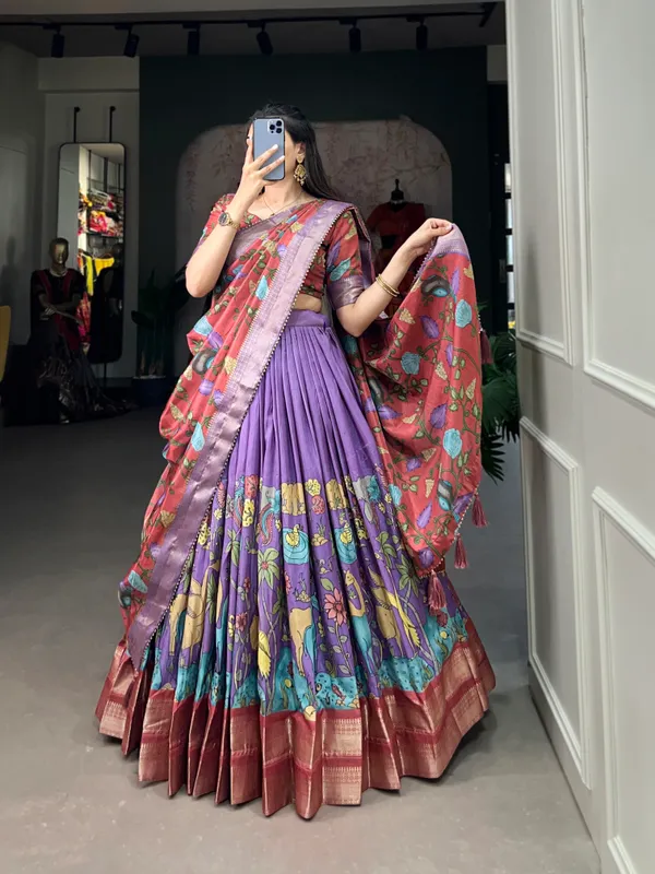 Luvender_Premium_&_Elegant_Dola_Silk_Lehenga_Choli_For_Women