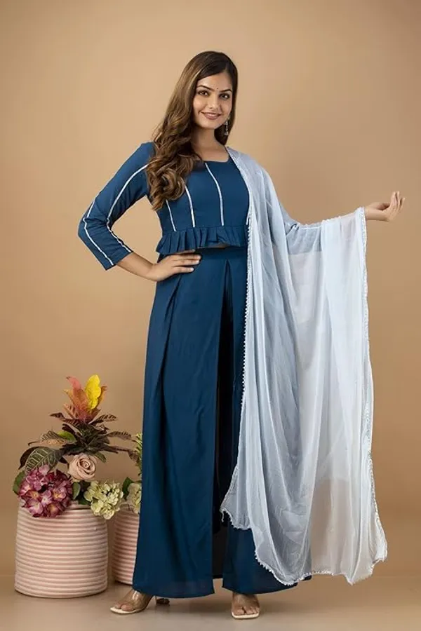 Women_Blue_Rayon_Printed_Crop_Top_With_Skirt_Palazzo_&_Dupatta_???