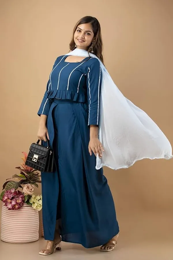 Women_Blue_Rayon_Printed_Crop_Top_With_Skirt_Palazzo_&_Dupatta_???