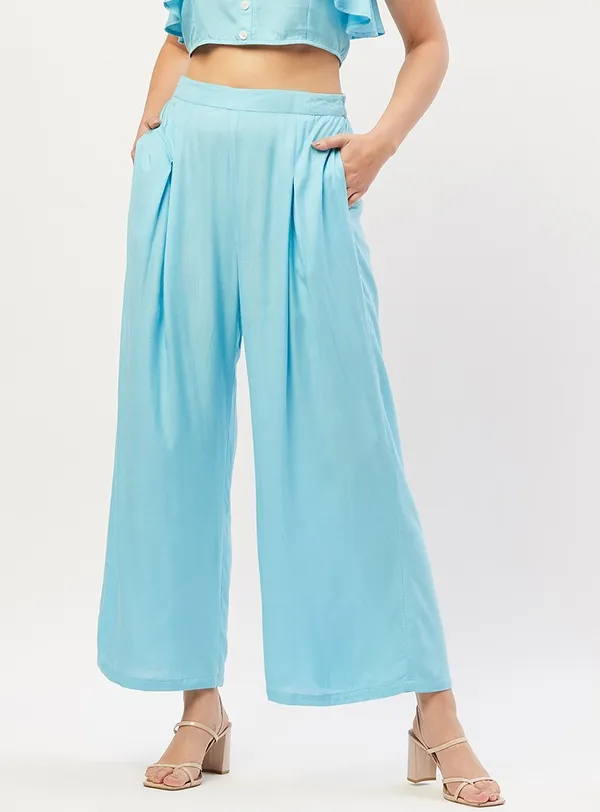 Women_Blue_Straight_Fit_Palazzos