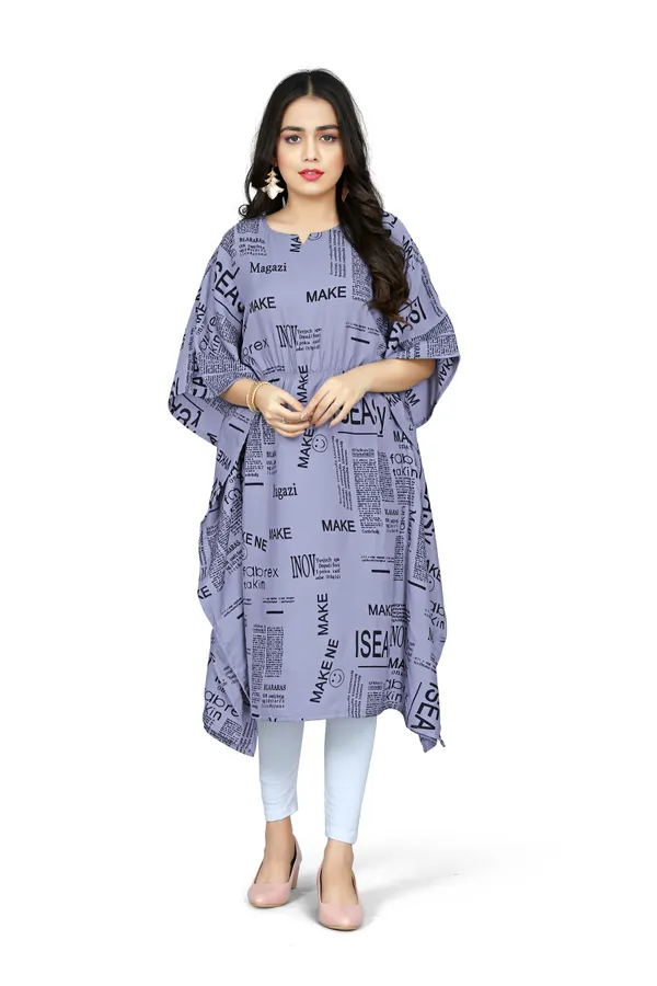 Dark_Grey_&_Black_Text_Paper_Print_Kaftan_Dress
