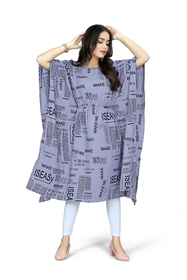 Dark_Grey_&_Black_Text_Paper_Print_Kaftan_Dress