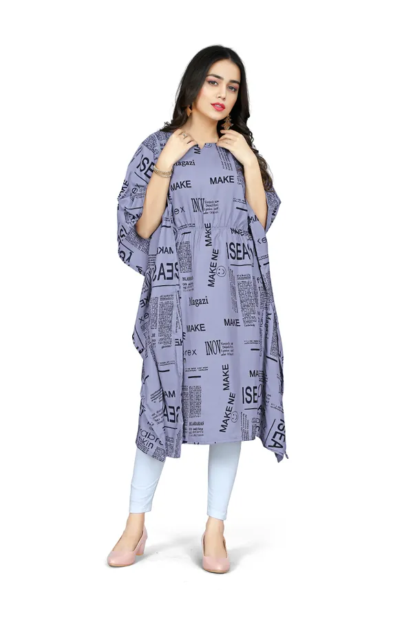 Dark_Grey_&_Black_Text_Paper_Print_Kaftan_Dress