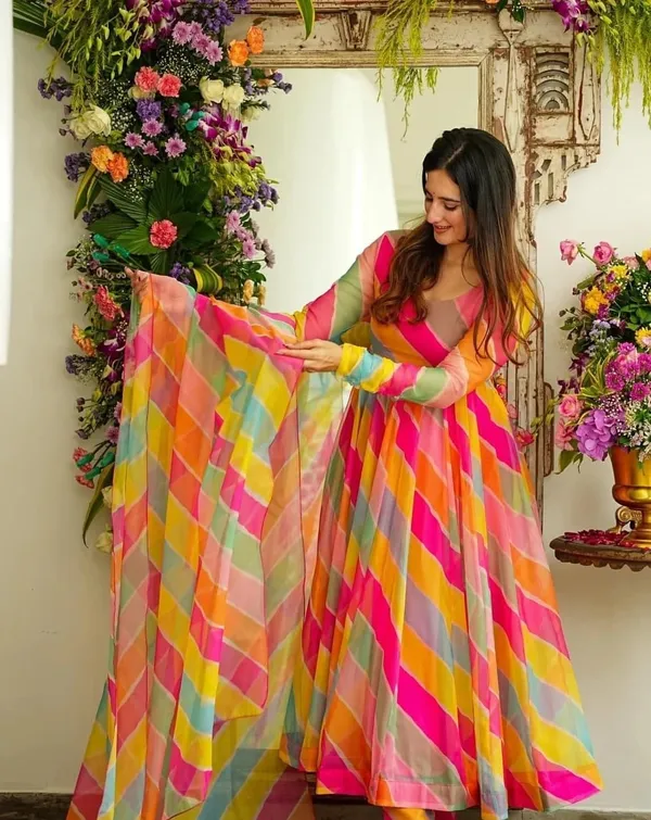 Women_Floral_Readymade_Party_Wear_Kurti_Dupatta_One_Piece_Gown_With_Dupatta_Summer_Wear_Floral_Printed_Elegant_Look_Dress_Designer_Weddin_Attire_Ethnic_kurti_dupatta_for_girls_women_(NO_BOTTOM)_ONLY_KURTA_WITH_DUPAATTA