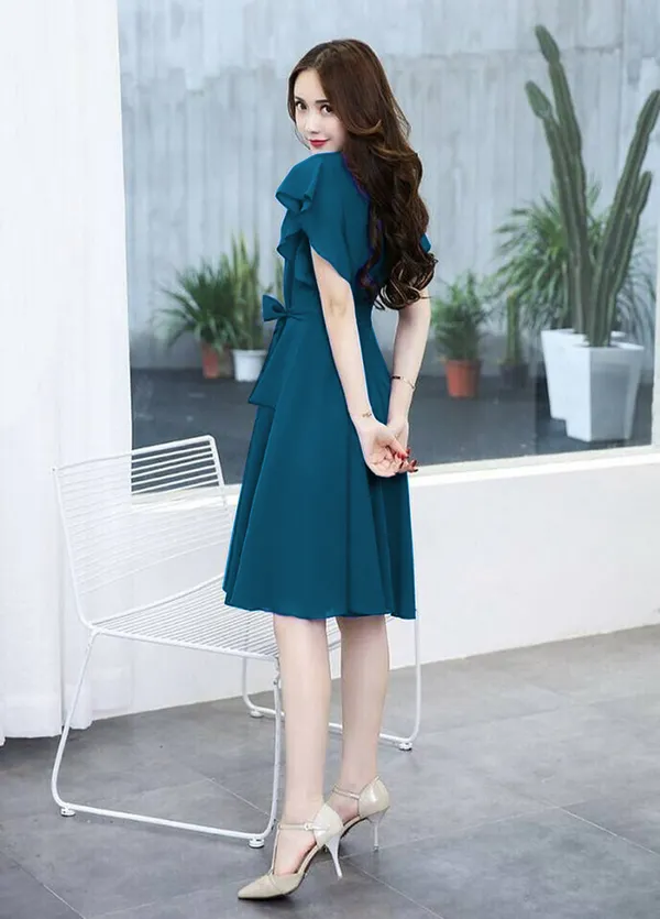 Morpich_Solid_Knee_Length,_Fit_And_Flare_&_A-line