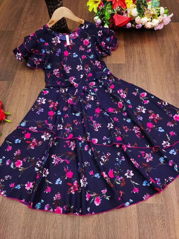 Women_Printed_Crepe_Flaired_Sleeve_A-Line_Dress