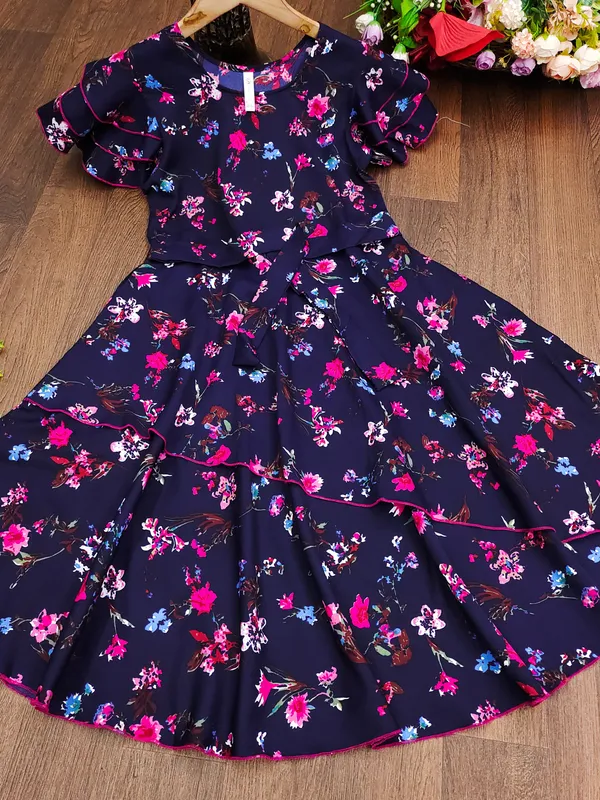 Women_Printed_Crepe_Flaired_Sleeve_A-Line_Dress