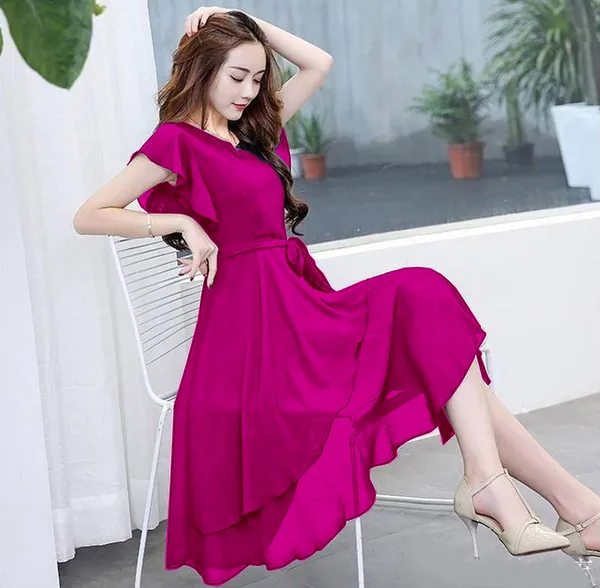 Rani_Solid_Knee_Length,_Fit_And_Flare_&_A-line