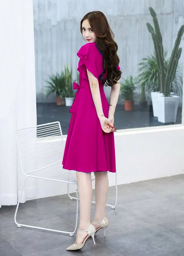 Rani_Solid_Knee_Length,_Fit_And_Flare_&_A-line