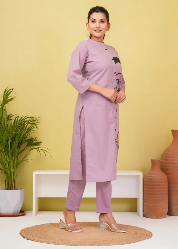 Purple_Cotton_Kurta_Pant_Set_For_Women
