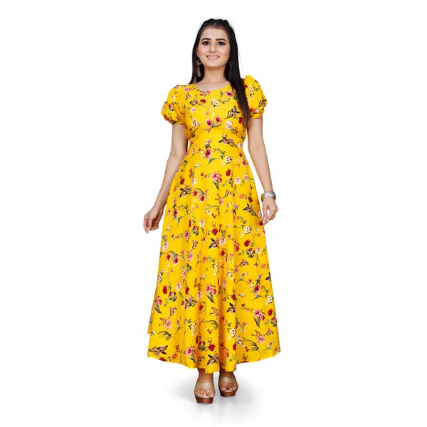Yellow_&_Red_Floral_Print_Puffed_Sleeve_Maxi_Dress