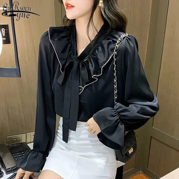 Black_Premium_Crape_Solid_Casual_Top_For_Women