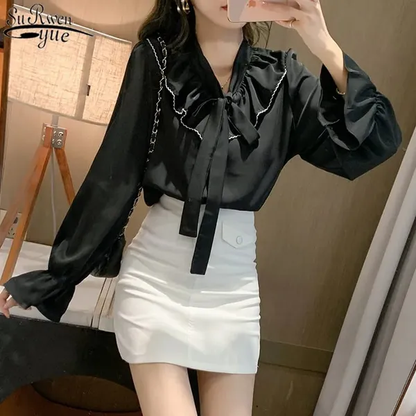 Black_Premium_Crape_Solid_Casual_Top_For_Women