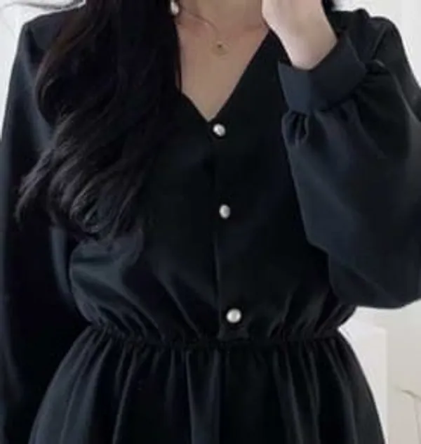 Black_Premium_Crepe_Casual_Top_For_Women
