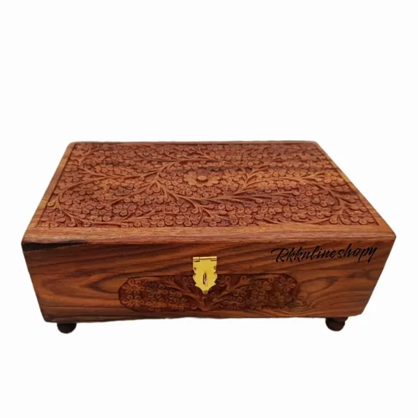 Wood_Full_Carving_Bangle_And_Jewellery_Box_12X8_Inch