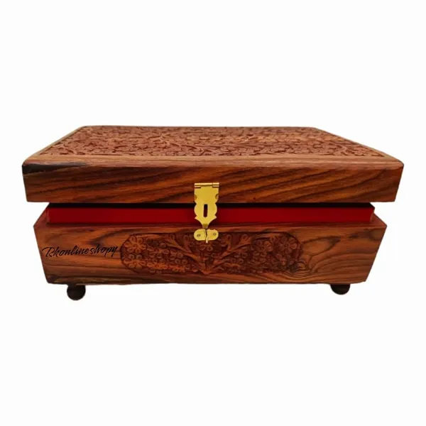 Wood_Full_Carving_Bangle_And_Jewellery_Box_12X8_Inch