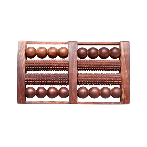 Sheesham_Wood_8-Roller_Acupressure_Foot_Massager