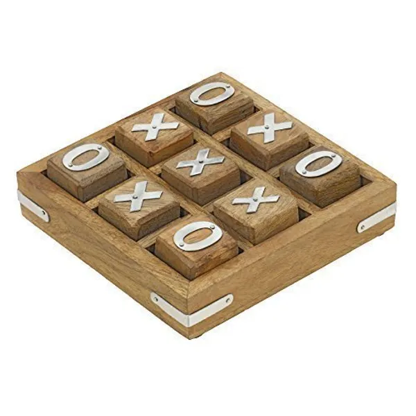 Wooden_Tic-Tac-Toe_Strategy_Board_Game