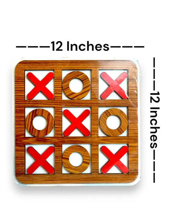Wooden_Tic_Tac_Toe_Game_|_Board_Games_For_Adults_And_Kids_|_Games_For_Kids_|_Kids_Brain_Development_12_Inches_Square