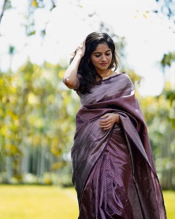 Brown_Woven_Kanjivaram_100%_Pure_Silk_Saree_with_Free_Saree_Cover