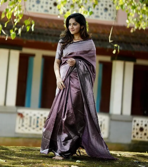 Brown_Woven_Kanjivaram_100%_Pure_Silk_Saree_with_Free_Saree_Cover