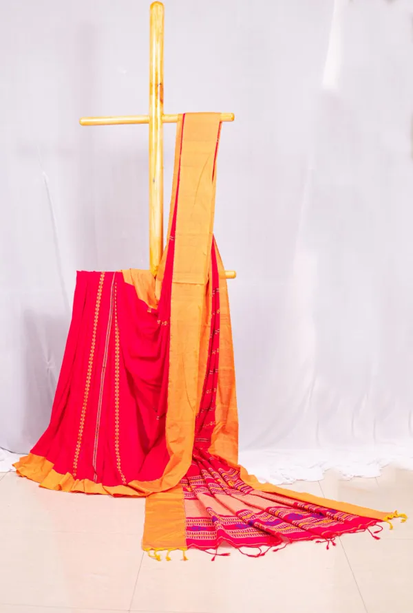Pink_Handloom_Pure_Cotton_Ethnic_Motifs_Saree-Frozen_Raspberry
