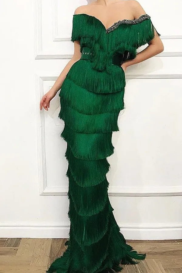 Dark_Green_Poliyester_Premium_Lace_For_Women