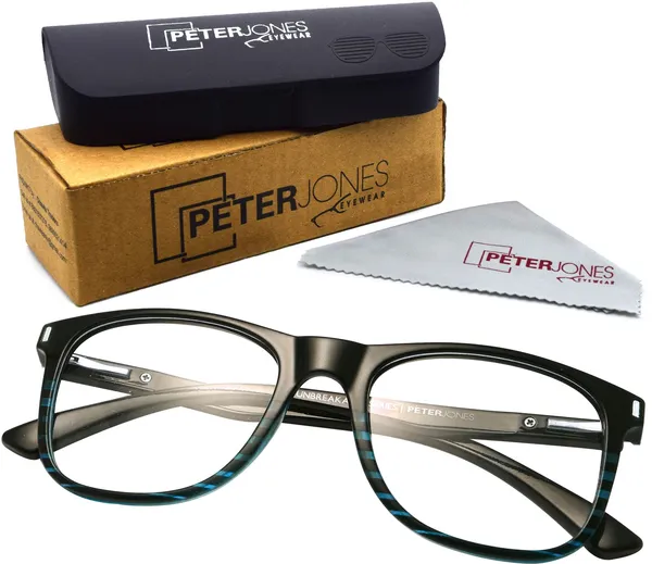 Blue_Full_Rim_Square_Frame_(54_Mm)_-_For_Unisex