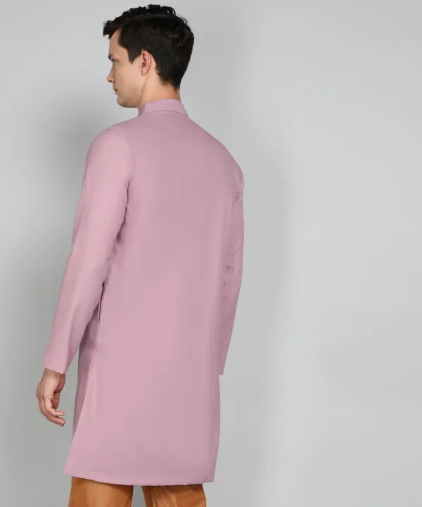 Solid_Pink_Cotton_Blend_Nawabi_With_Paijama