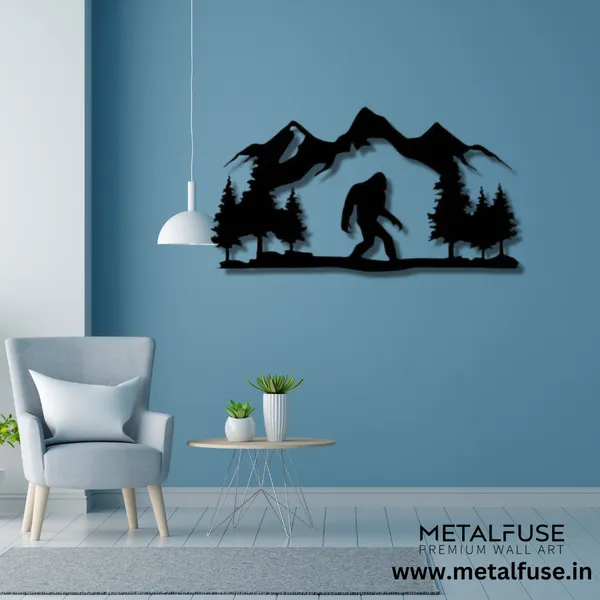 Wooden_Wall_Art_for_Home_Decoration__|_Bigfoot__|_Black