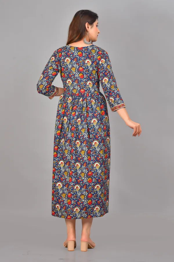 Maternity_Women_A-line_Dark_Blue_Dress
