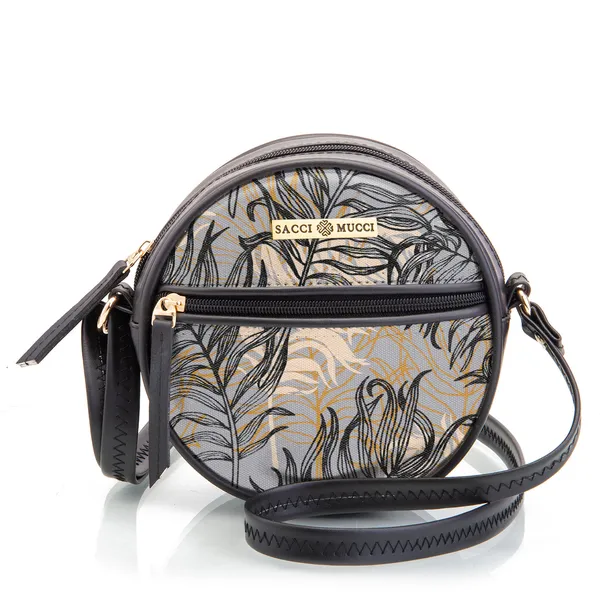 SACCI MUCCI Black Round Sling Bag for Women Handcrafted Bags of Vegan Leather Price in India Buy SACCI MUCCI Black Round Sling Bag for Women Handcrafted Bags of Vegan