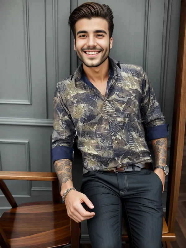Pagazo_Multi_Color_Colour_Printed_Shirt
