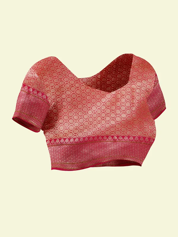 Beige_Cotton_Blend_Banarasi_Sarees_For_Women