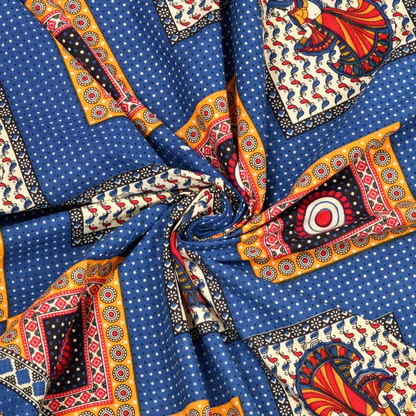 _100%_Cotton_King_Jaipuri_Prints_Flat_Bedsheet_(Pack_of_1,_Multicolor)